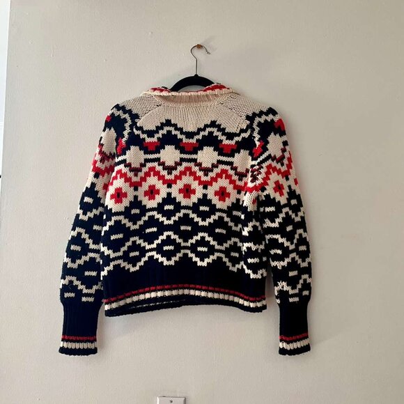 Maje Après-Ski Pullover Half-Zip Sweater Sz 2 - Picture 5 of 5